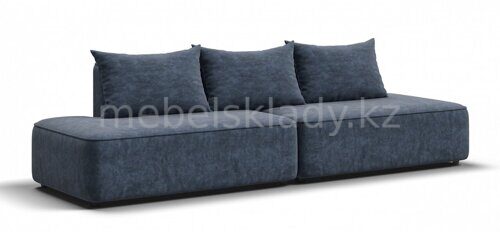 KING TWIN диван( Велюр Royal топаз NEW) Россия Прямой, угловой