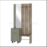 Олива Прихожая ПР-04 Дуб каньон/MF12 Эвкалипт софт, БТС Мебель