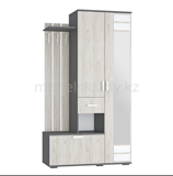 Прихожая Лира ПР-04 Графит/Дуб Крафт Белый, БТС Мебель