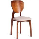 Стул Tetchair DIAMANTE, 85x42x42 см, коричневый, бежевый
